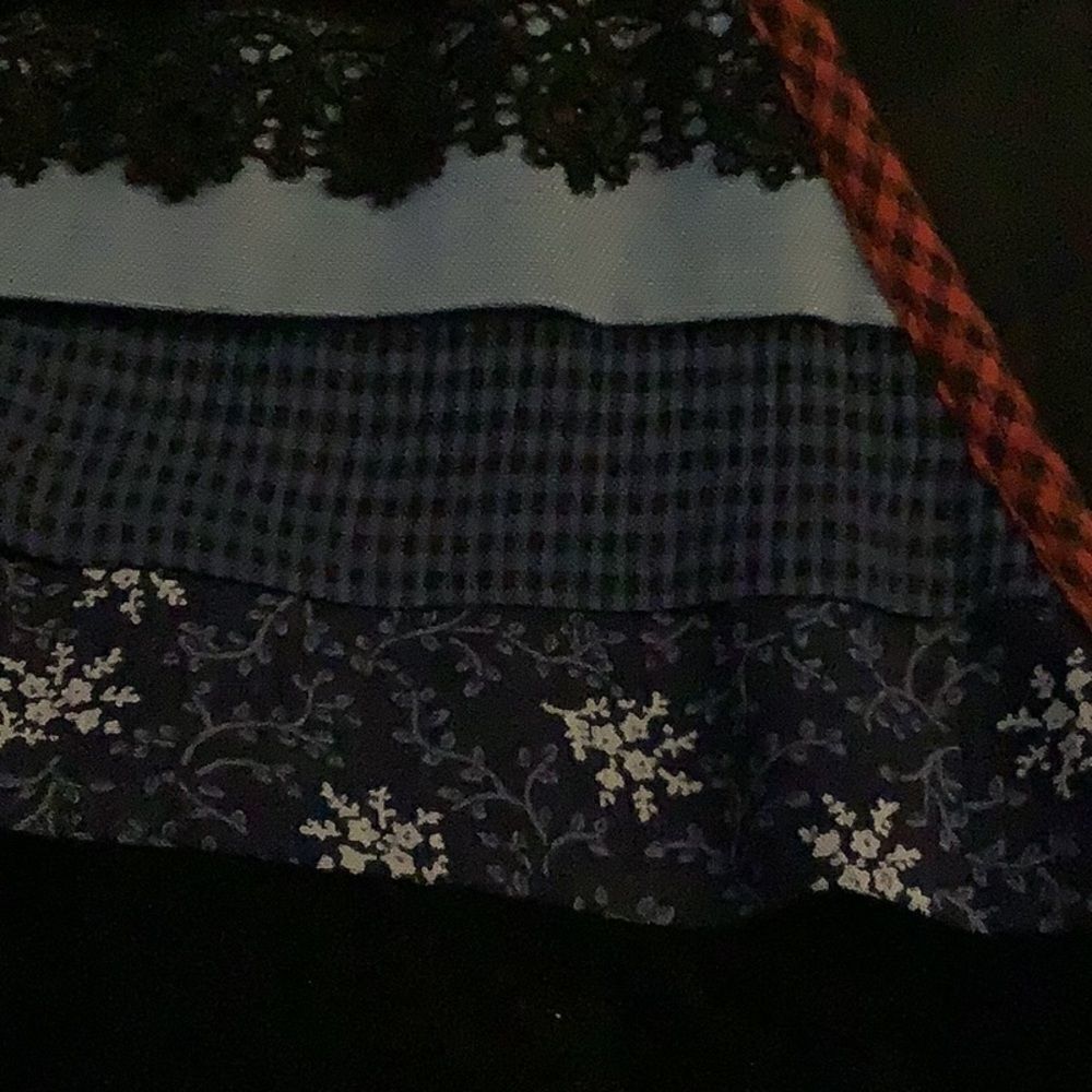 Vintage Coldwater Creek Patchwork Vest - Picture 5 of 9